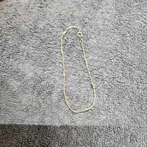 9 inch gold tone bracelet anklet b34